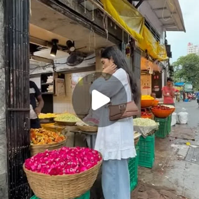 WELTA on Instagram — Short kurti and a flower-market morning